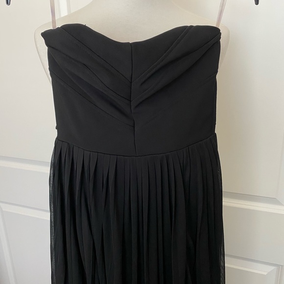 Strapless Black Maxi Dress - Picture 2 of 4